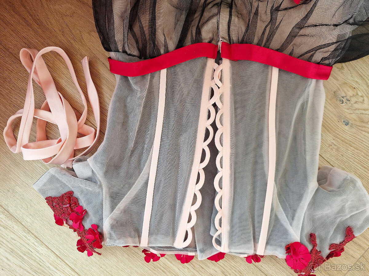 Nove plesove saty S-M vhodne aj na maskarny bal - 8