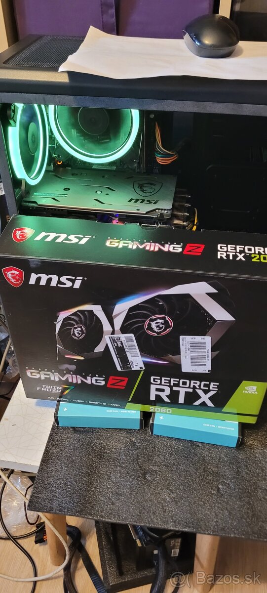 Predám počítač na hry / Intel i5 9400 + RTX2060 - 8