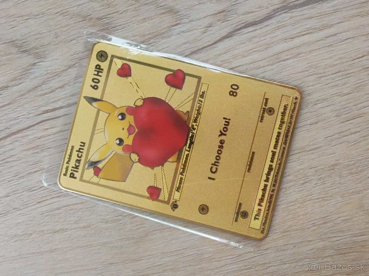 Kovové Pokémon karty - 8