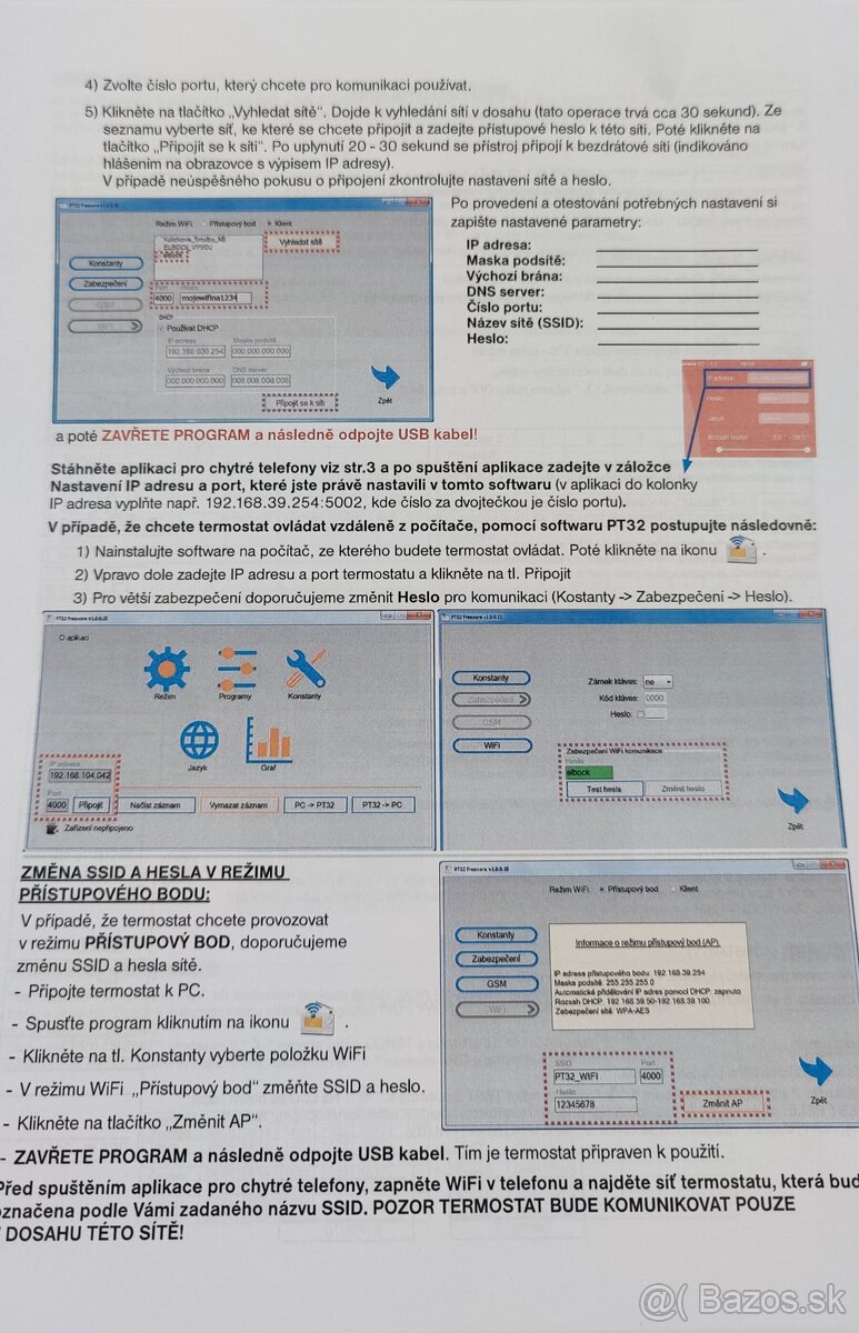 Elektrobock PT32 WIFI izbovy termostat - 8