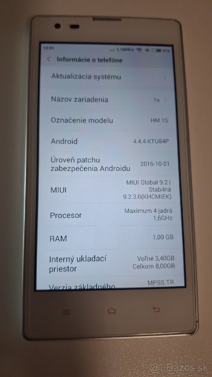 Xiaomi 1s 1GB/8GB - 8