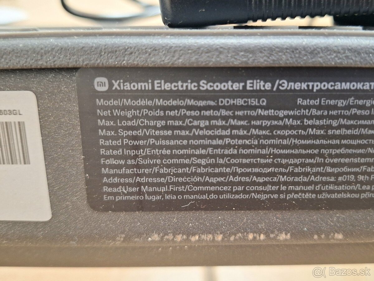 Xiaomi Electric Scooter Elite, záruka do 9/2027 - 8