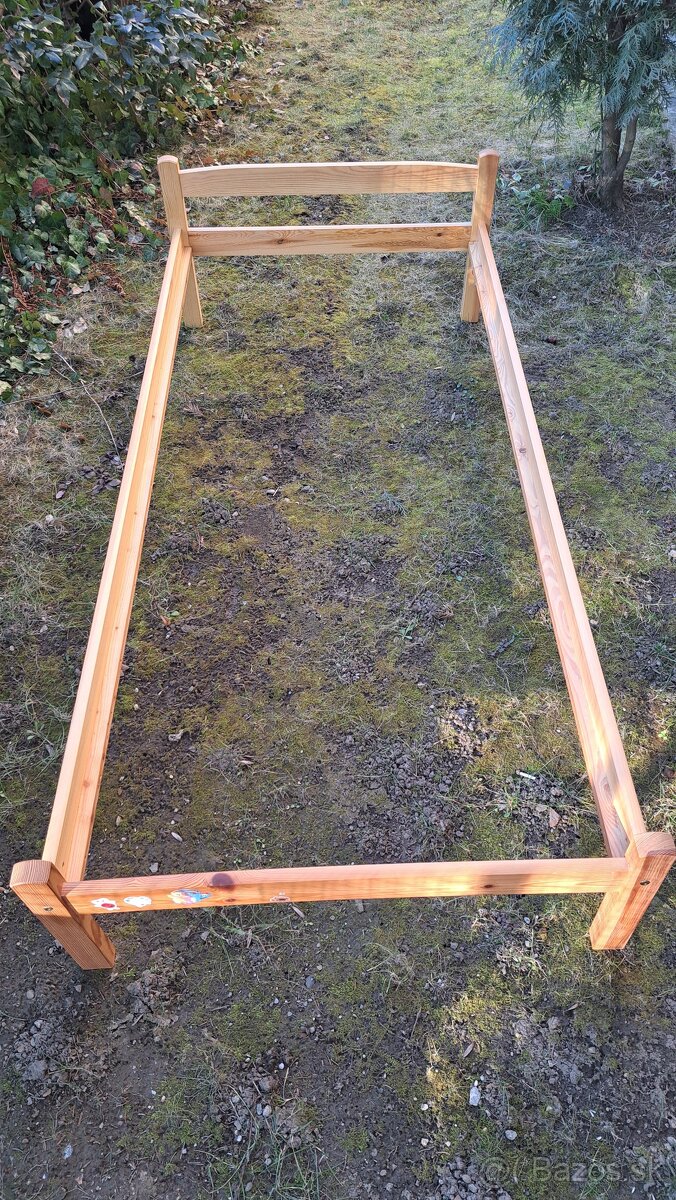 Postel 90x200 borovica - 8