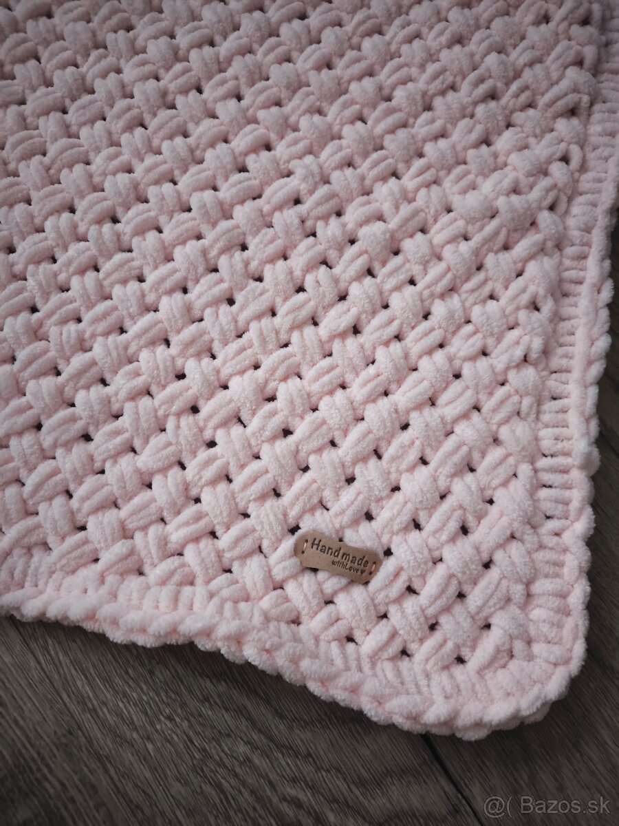 NOVÁ Broskyňová deka z Alize Puffy Fine - 8