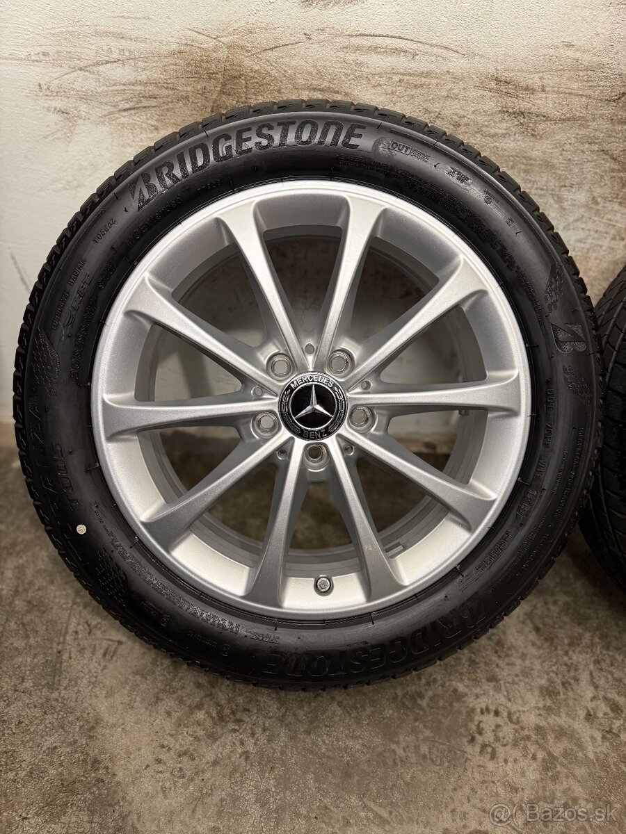 Nepoužitá letná sada 5x112 R17 , 205/55/17 Mercedes A B CLA - 8