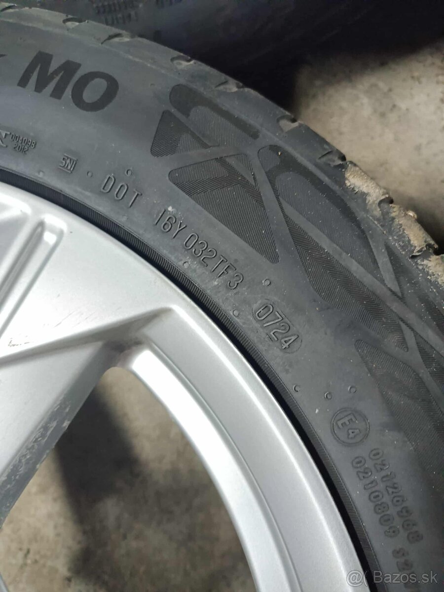 4ks alu disky orig. Audi 5x112 R18 letné 6mm 225/55 r18 - 8