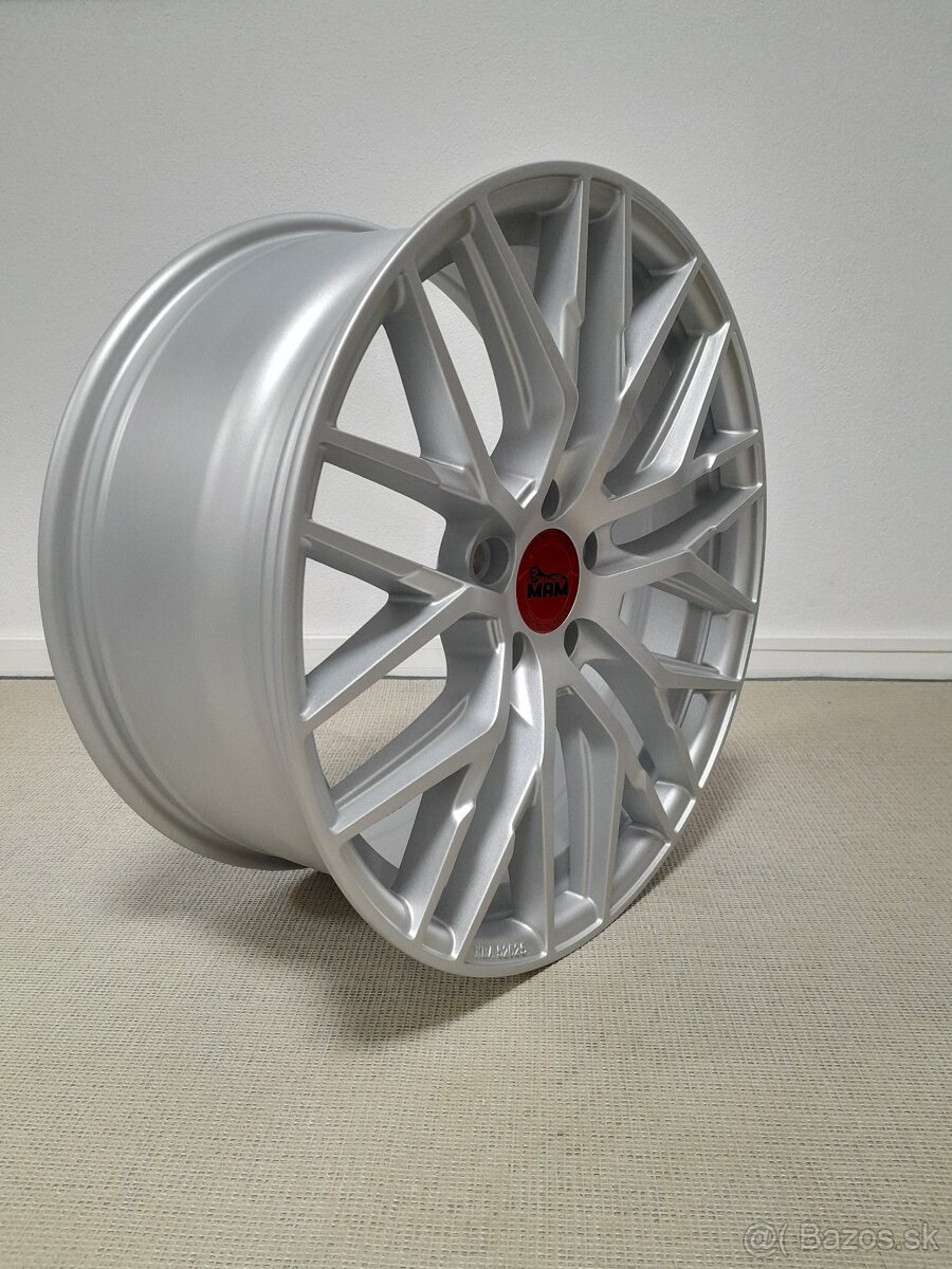 Alu disky R17 5x112 7.5J ET45 A Et35 MAM RS4 Audi Škoda Vw - 8
