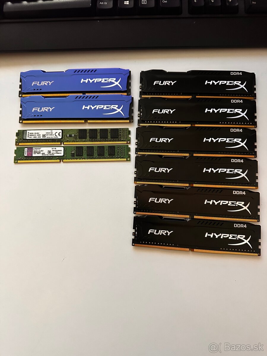 PC komponenty – základné dosky , RAM HyperX - 8