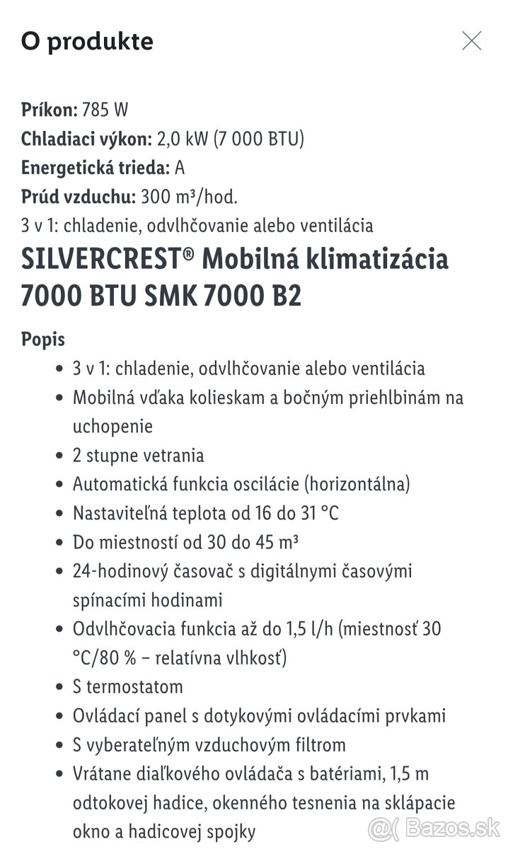 Mobilná klimatizácia - 8