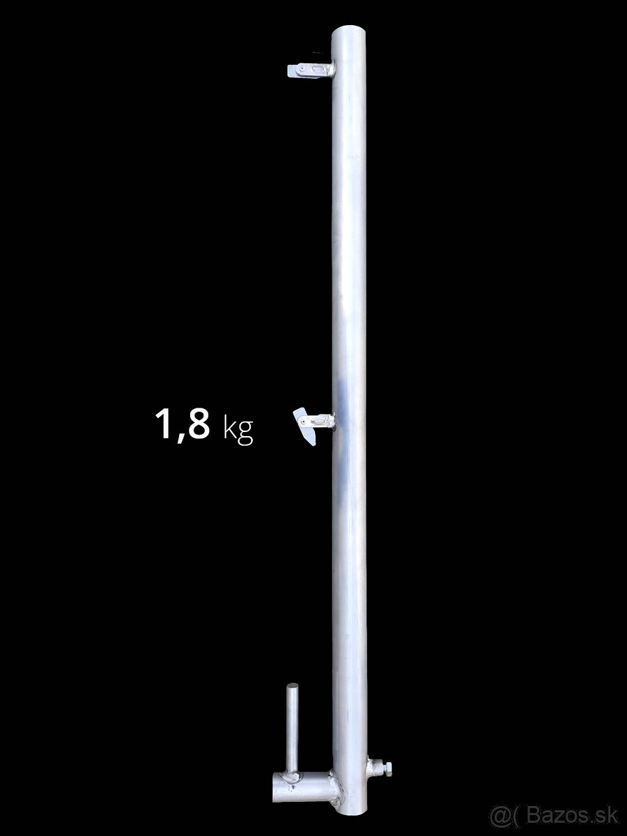 Hliníkové fasádní lešení , ľahké 110m2 6x18 nove - 8