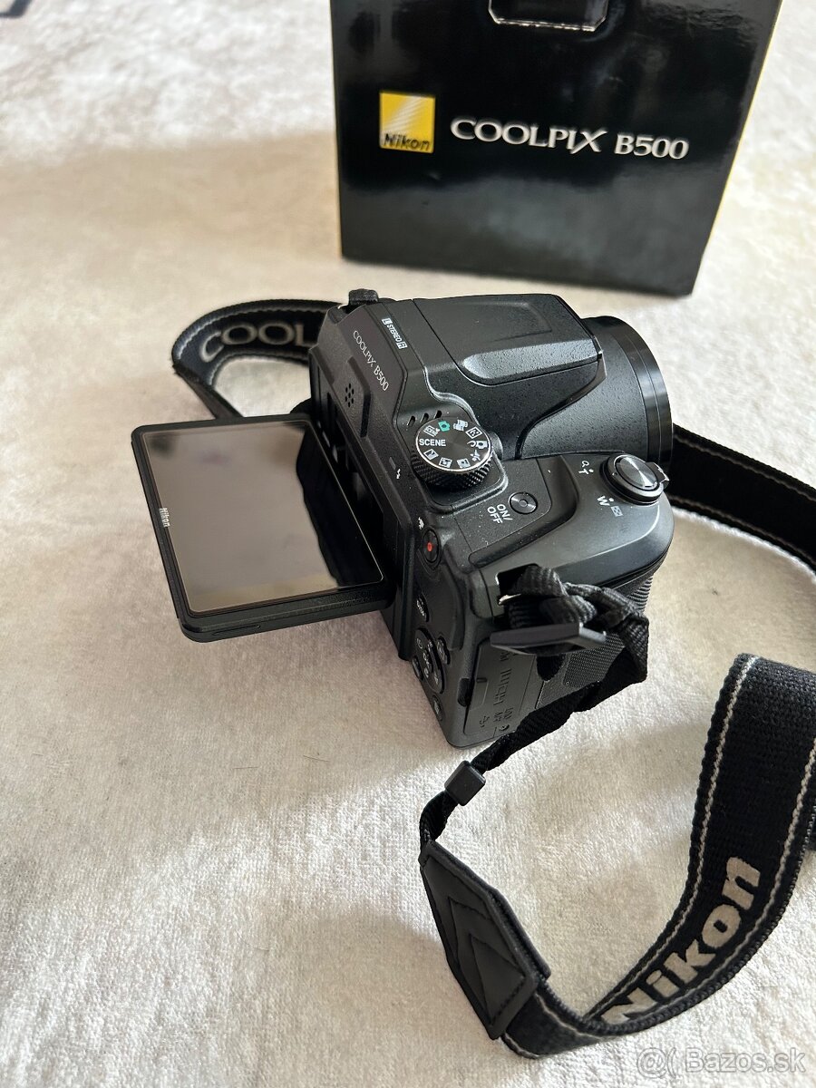 Predám Nikon Coolpix B500 – perfektný stav, príslušenstvo mo - 8