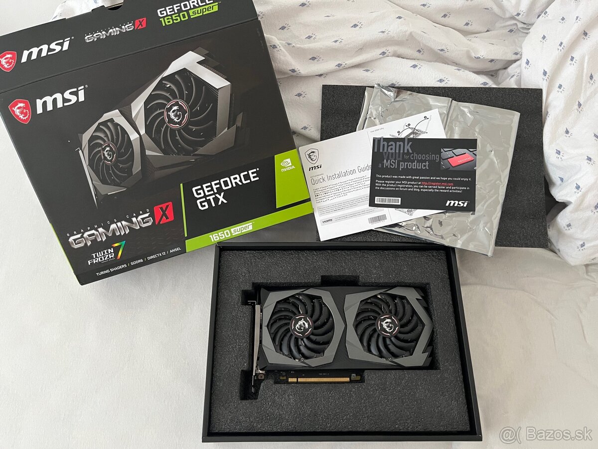 MSI GTX 1650 Super Gaming X - 8