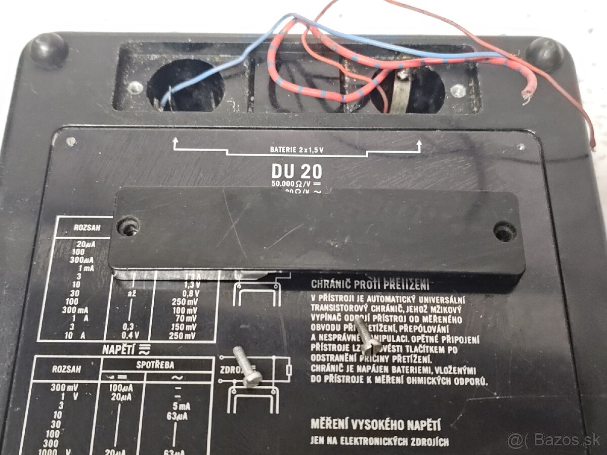 DU20 / METRA BLANSKO / Volt-Amper-Meter / Czechoslovakia - 8