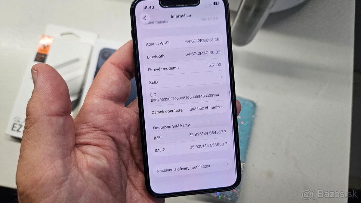 Apple iPhone 13 Mini 128GB + sklo a obaly - 8