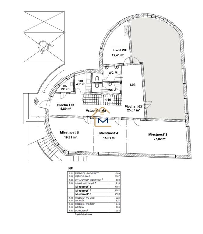 NA PRENÁJOM KANCELÁRSKE /OBCHODNÉ PRIESTORY, ZLATÝ POTOK - 8