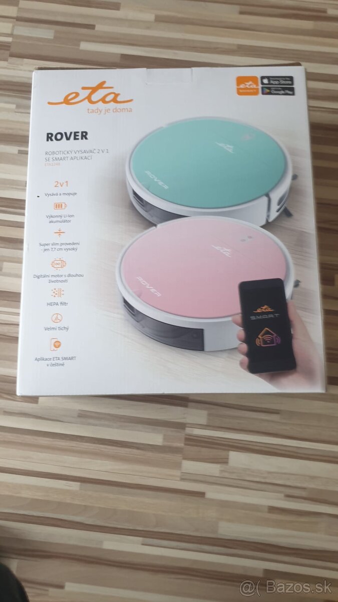 Robotický vysávač ETA ružový - 8
