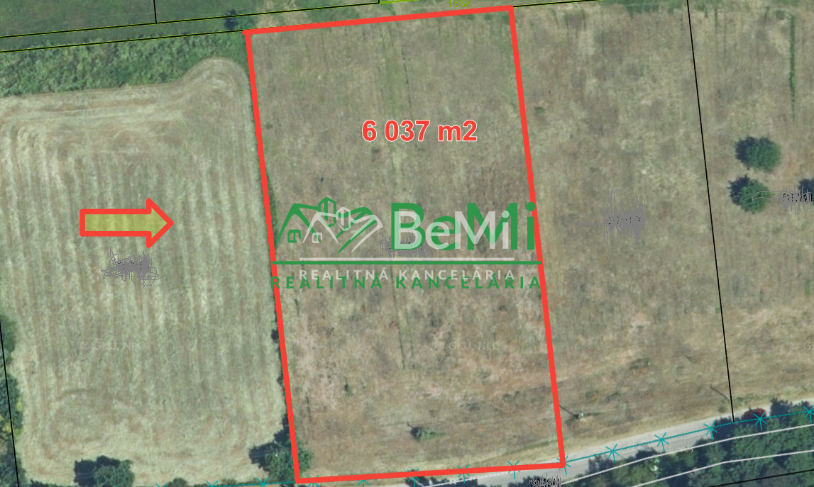 Predaj veľký stavebný pozemok v obci Malé Kršteňany - 8