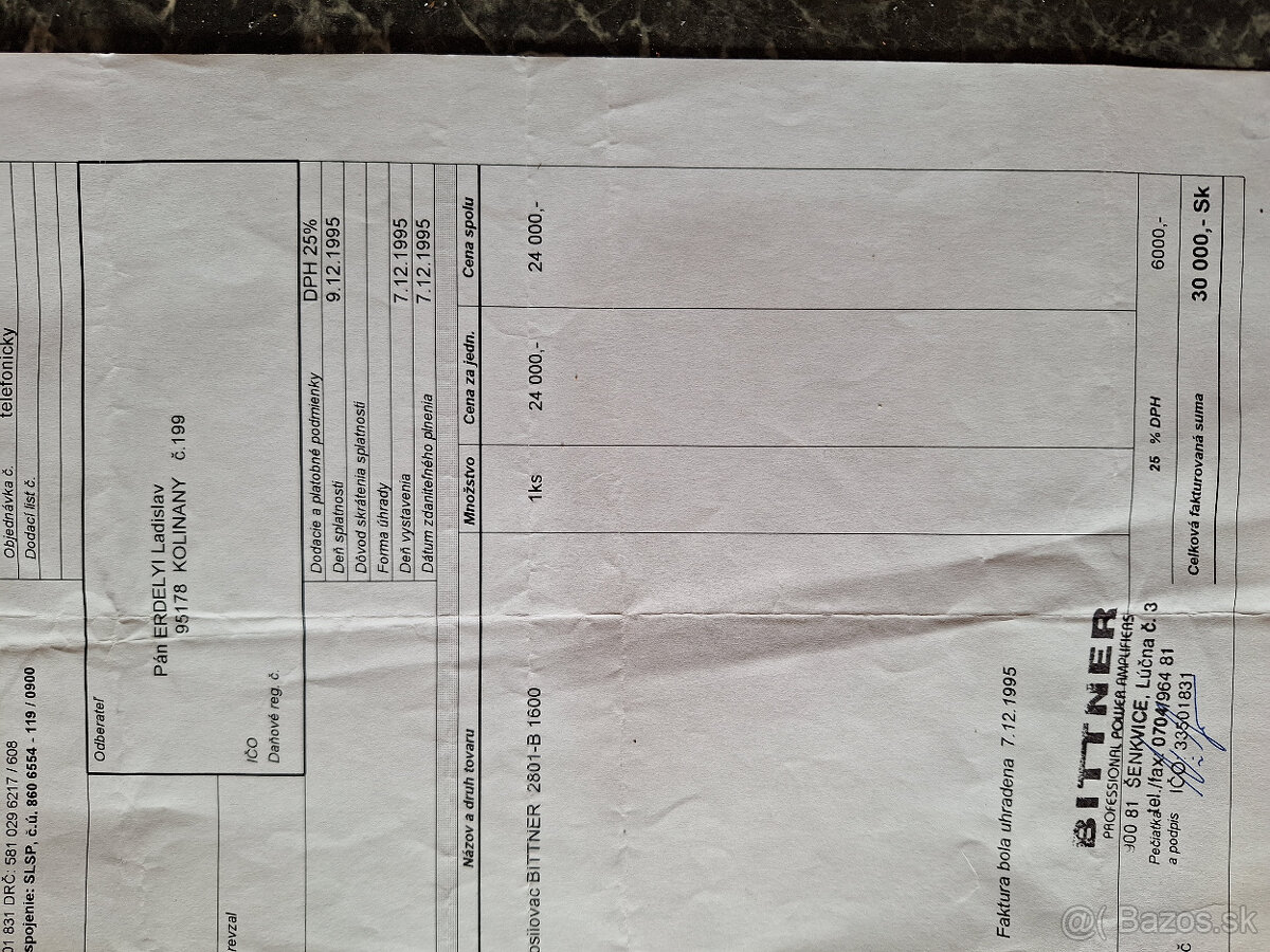 Zosilovač Bittner a Audyn - 8