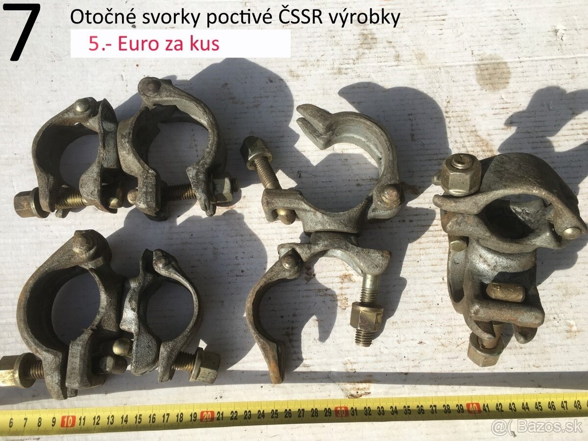 Lanové a otočné svorky rôzne druhy ČSSR - 8