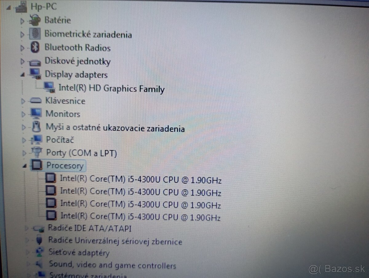 predám HP elitebook 820 g1 / Intel core i5 / Windows 7 32bit - 8