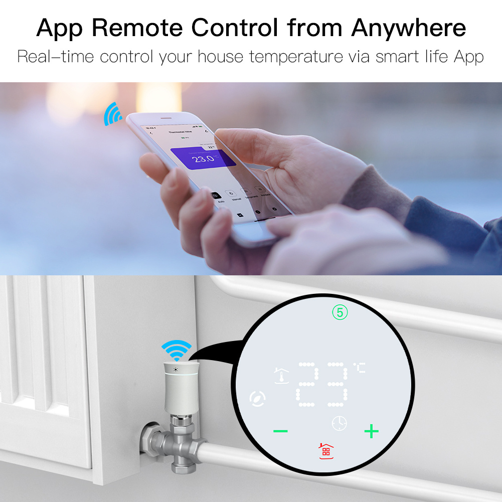Inteligentny ZigBee termostaticky ventil radiatora - 8