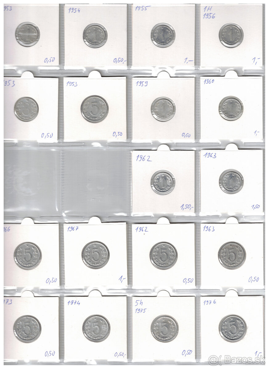 Obehove mince CSSR 1946-1992 - 8