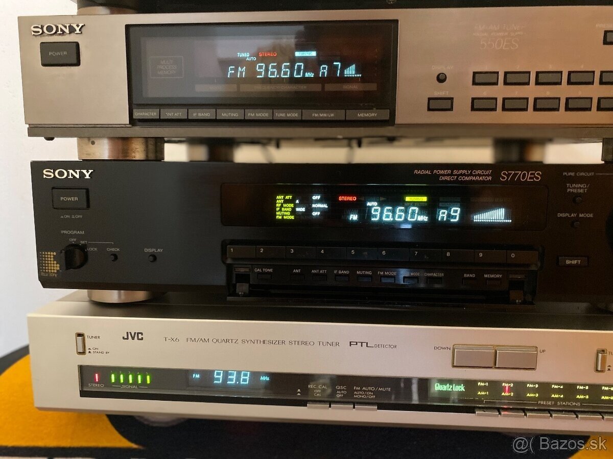 Predam tuner Technics,3x Sony,Kenwood,Jvc - 8