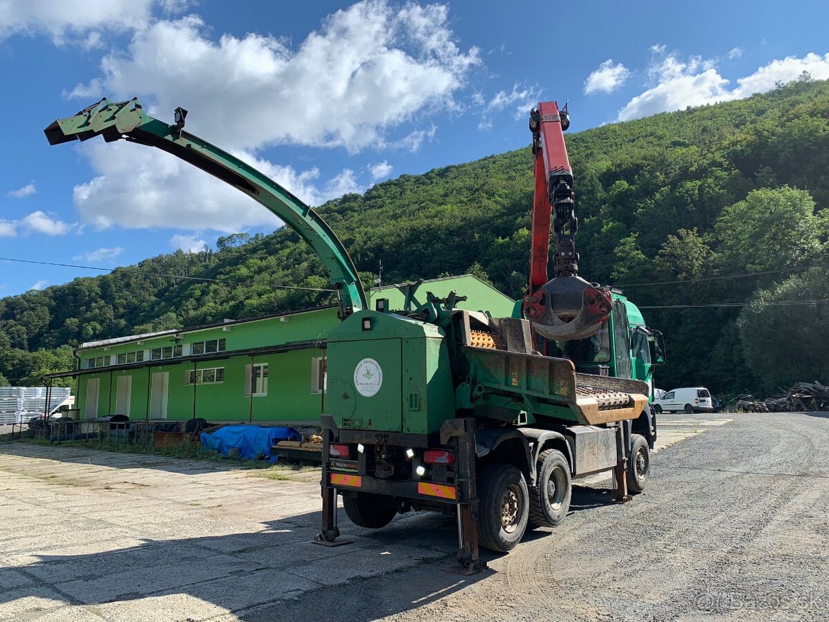 Štěpkovač MAN - JENZ 6x4 /8148/ - 8