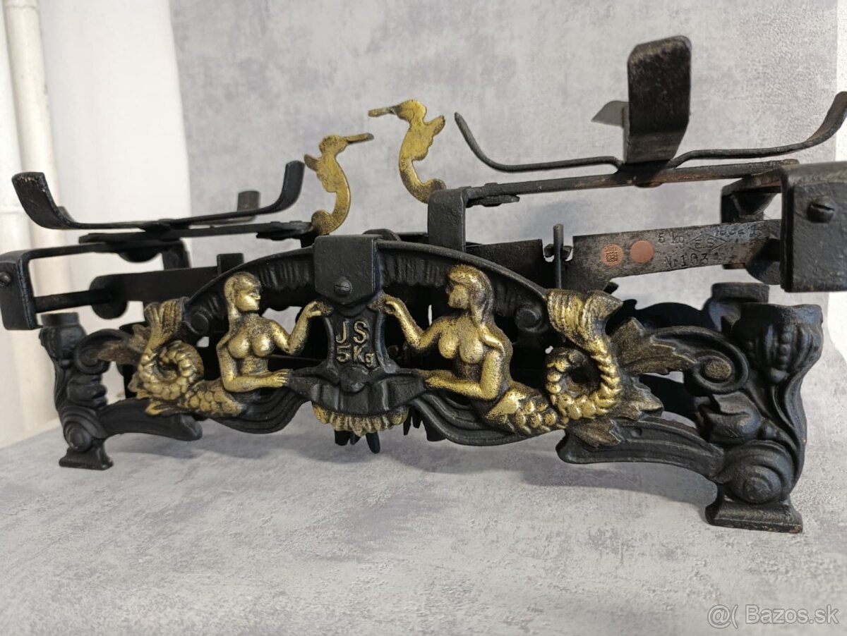93let staré figurální litinové váhy Sirény E.S ROK 1932 - 8