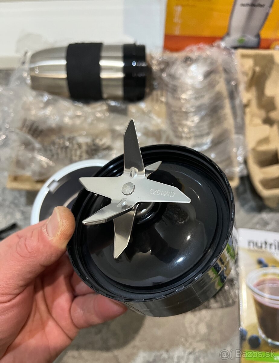 Nový NutriBullet 01410 radu 1200w, nerezová oceľ - 8