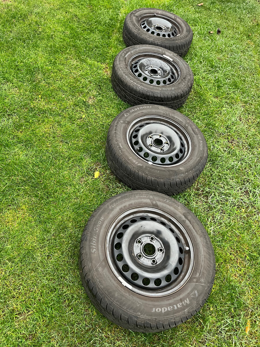Zimné pneumatiky 195/65 r15 + disky - 8