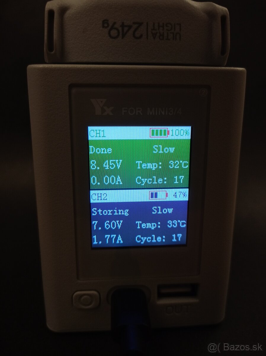 Rýchlo nabíjačka pre DJI mini 3 4 pro nepro batérie - 8