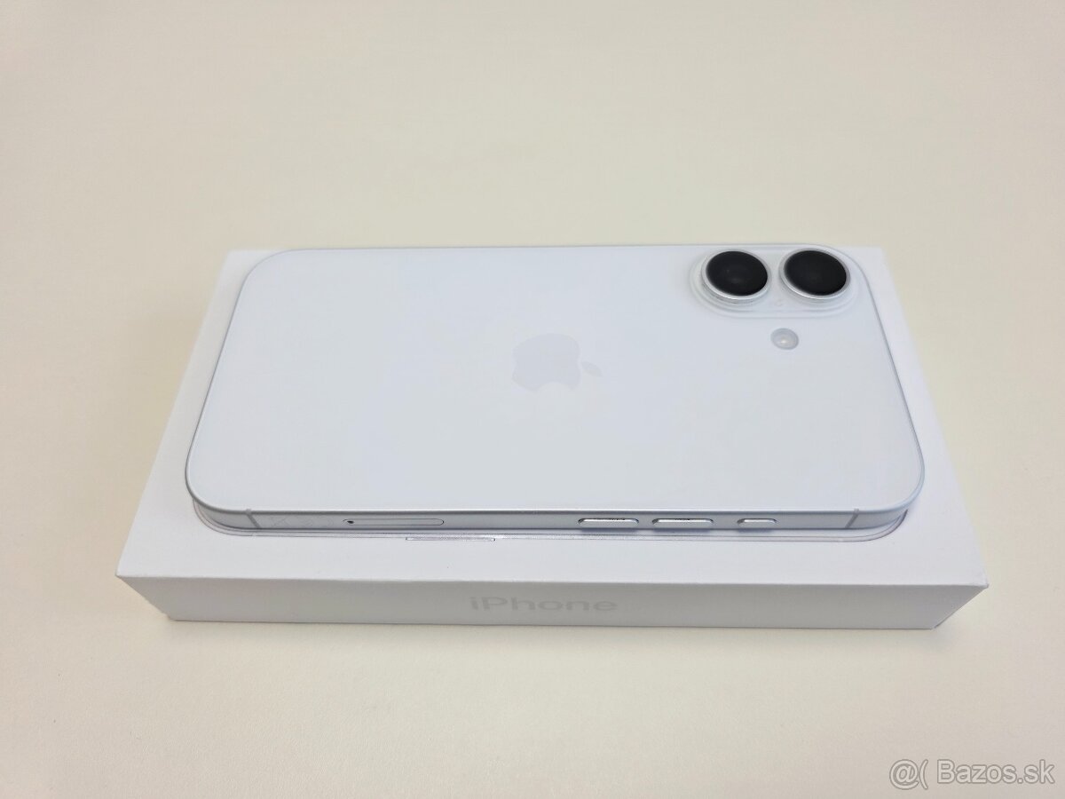 APPLE IPHONE 16 128GB WHITE TOP STAV BATERKA 100% - 8