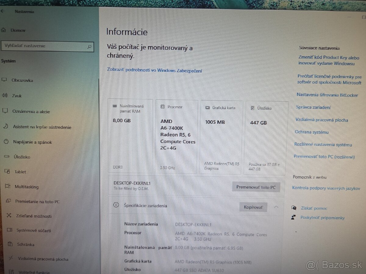 Kancelársky PC s monitorom / Tv - 8