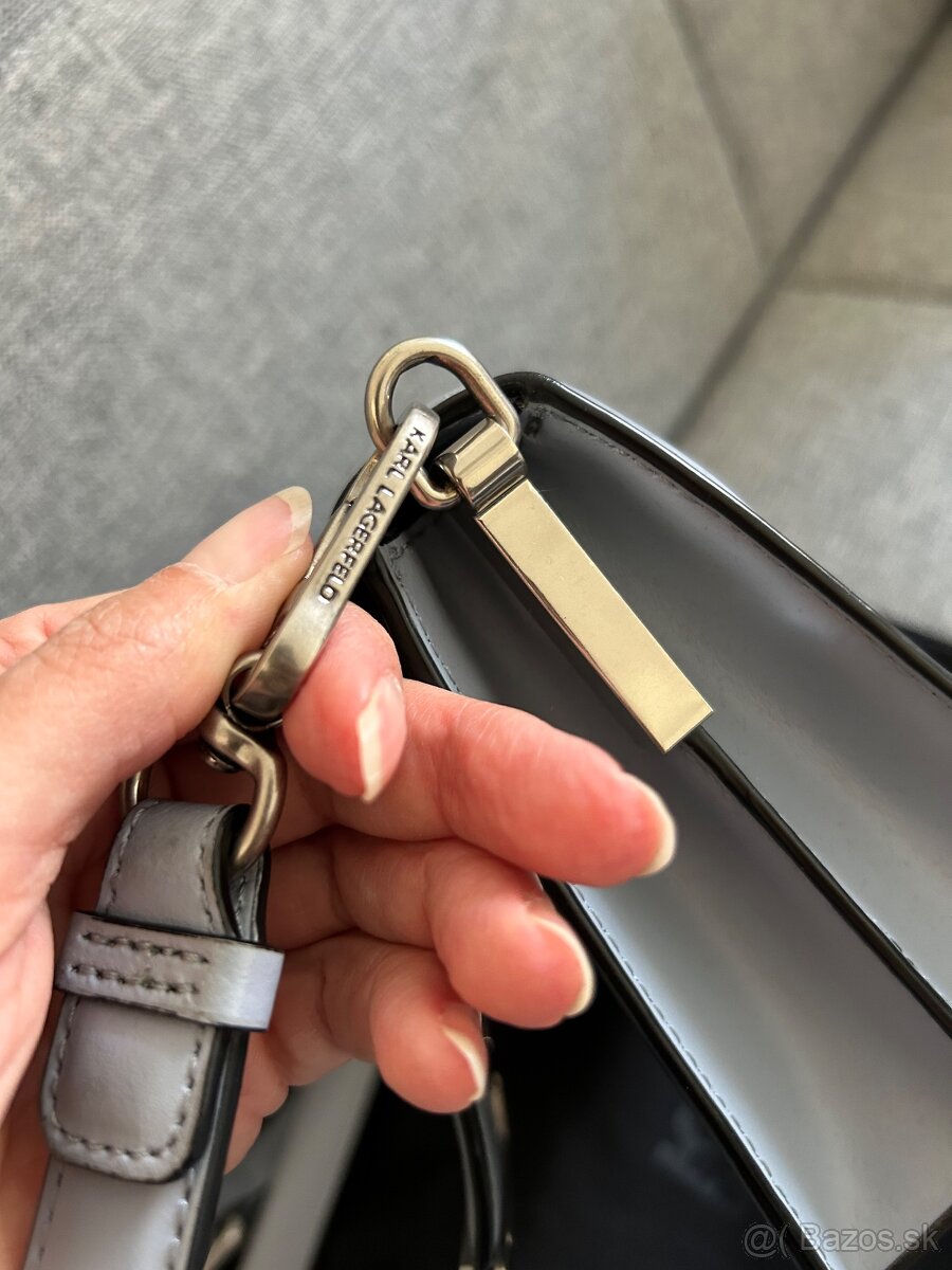 Kožená kabelka Karl Lagerfeld - 8