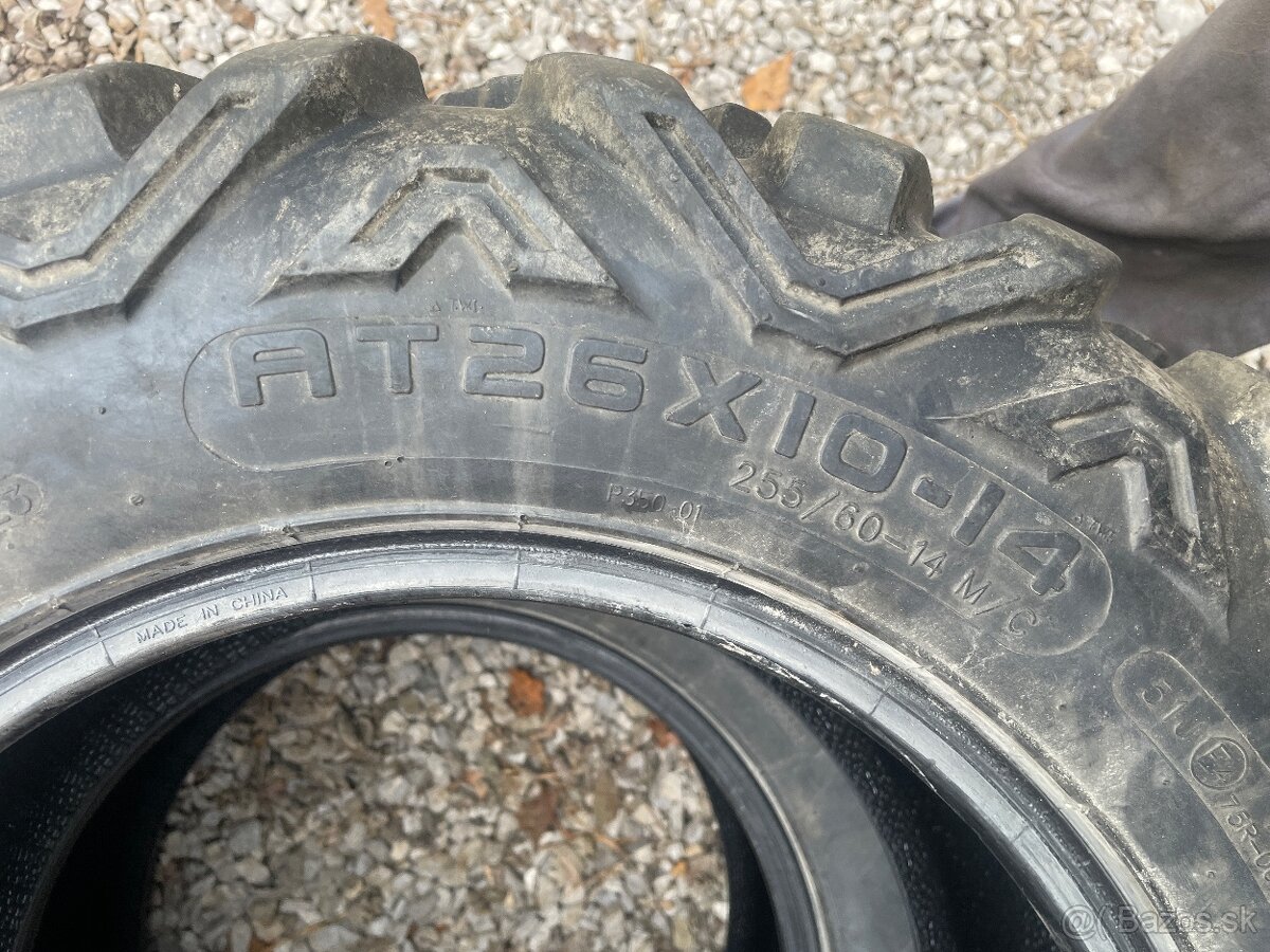 Predam pneu 26x8-14 a 26x10-14 - 8