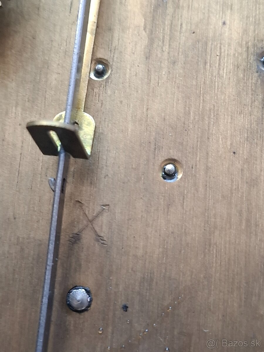 Predám funkčné Klembové starožitné štvrťbicie hodiny JUNGHAN - 8