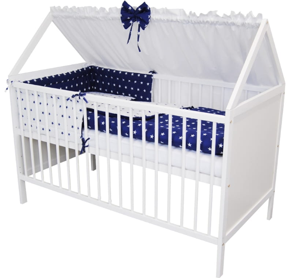 Detská drevená postieka Domčeková 120x60 cm - 8