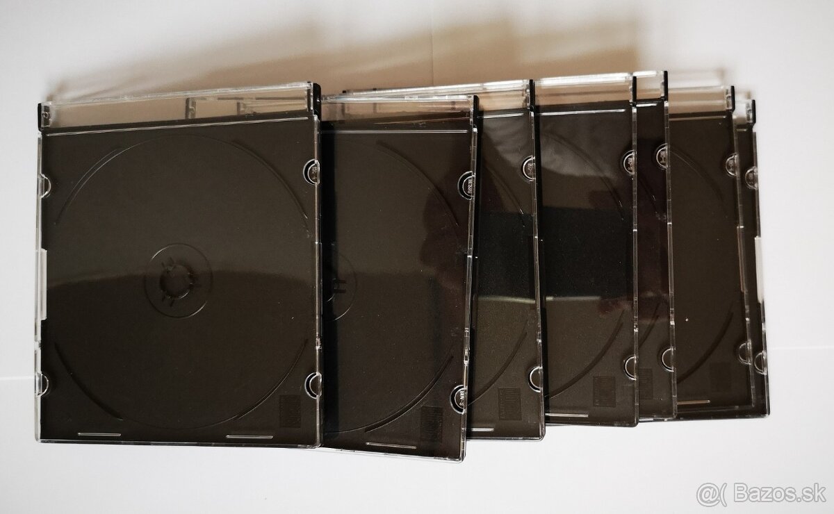 Obaly na média CD a DVD, tenšie aj hrubšie. - 8