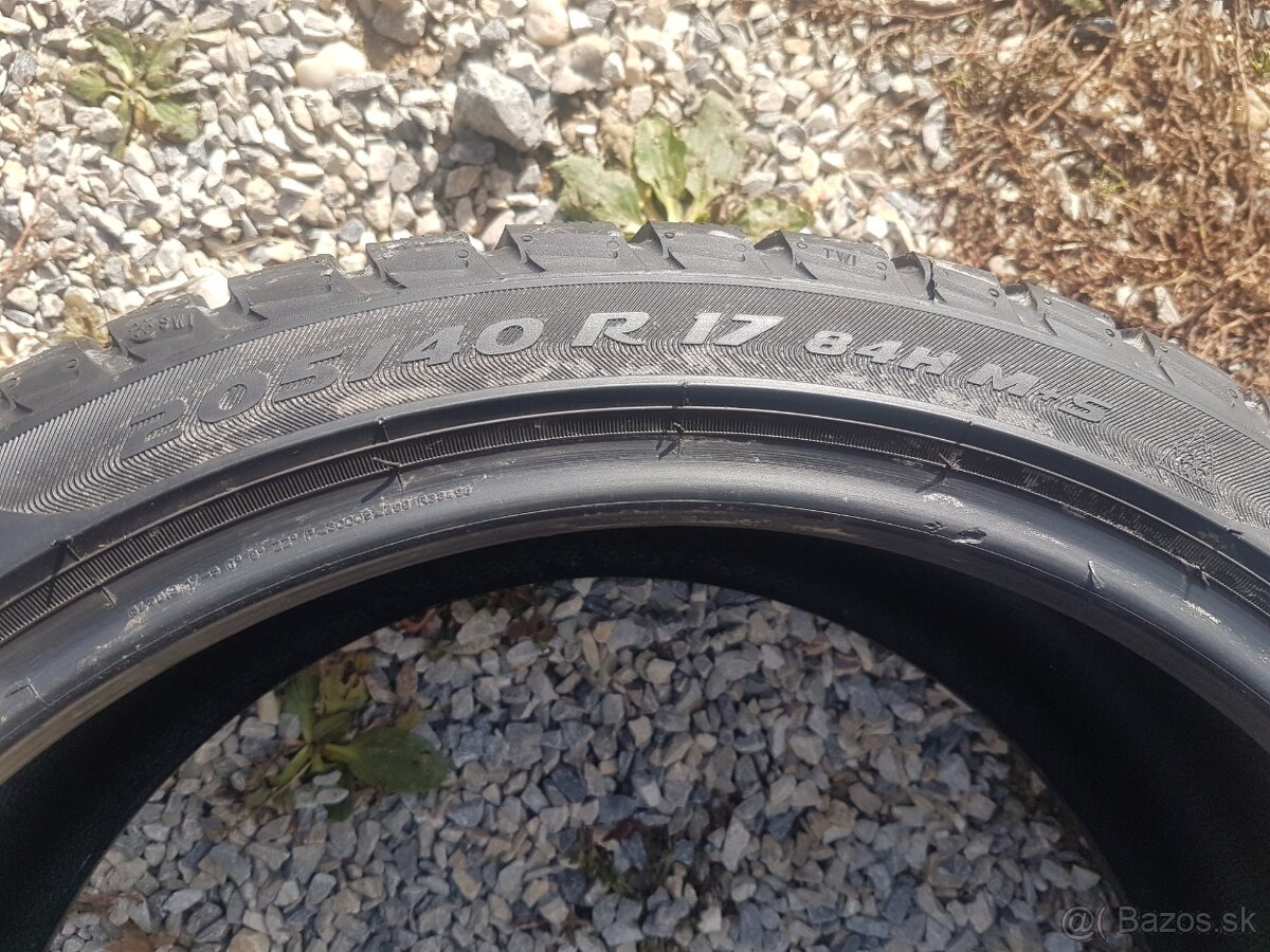 205/40 r17 zimné pneumatiky 4ks Pirelli DOT2019 - 8