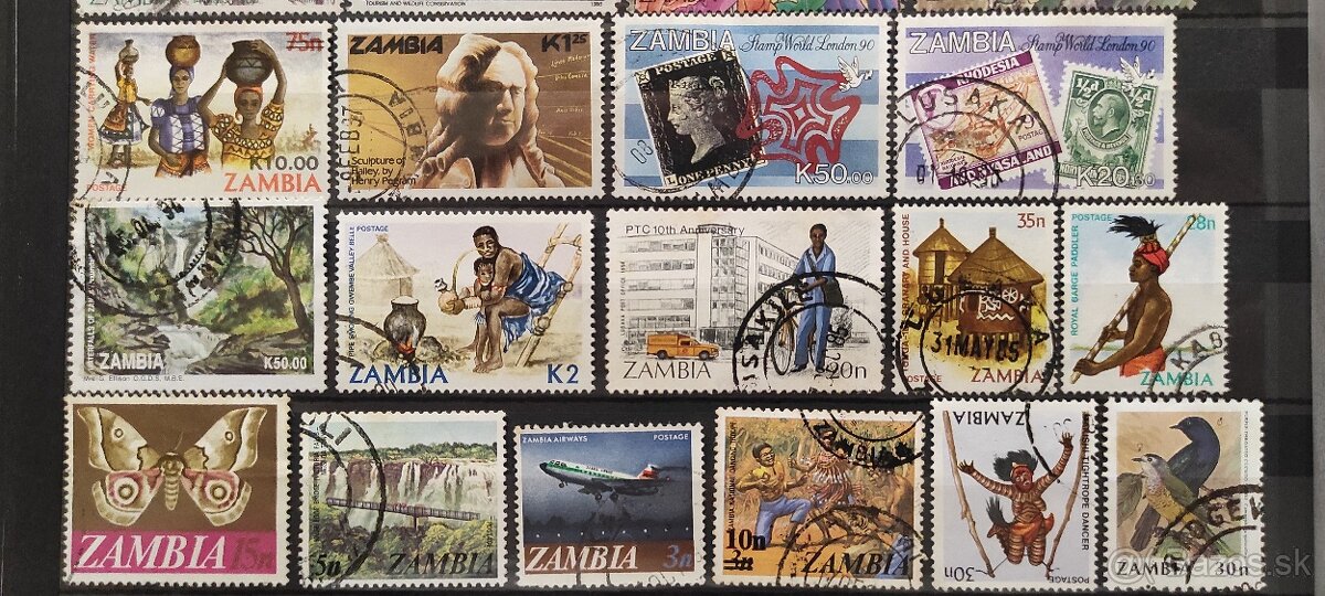 Známky Zair, Zimbabwe - 8