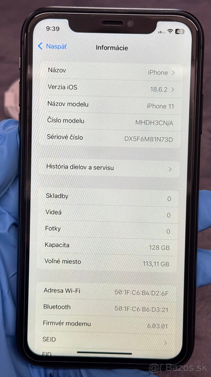 Apple iPhone 11 128 GB Black / nová batéria - 8