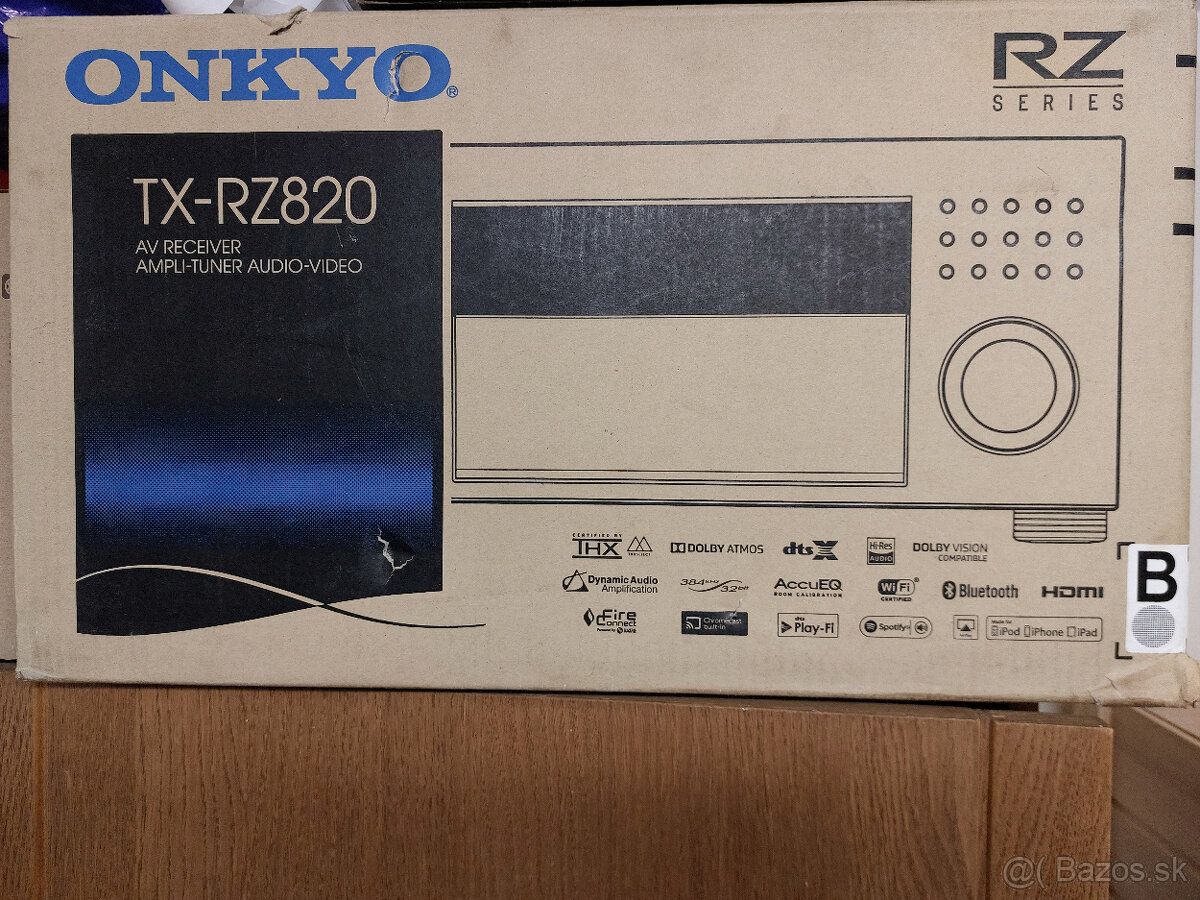 Predám AV receiver TX-RZ820 = vlajková loď ONKYO - 8