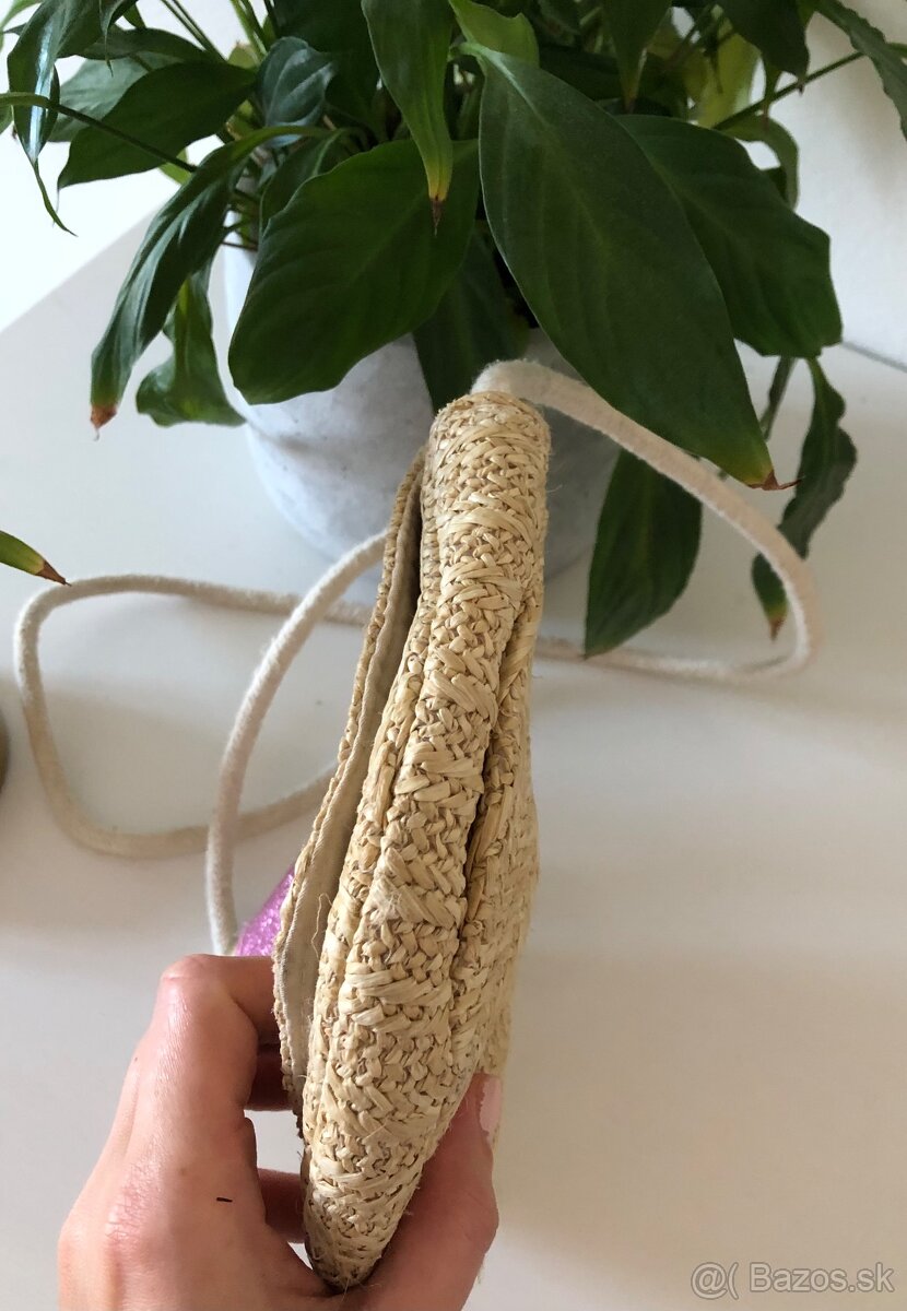 ————-Malá detská slamená kabelka psík, 4 E———- - 8