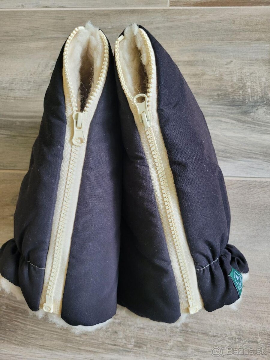 Kvalitný fusak + madlá na kočík - ovčia merino vlna - 8