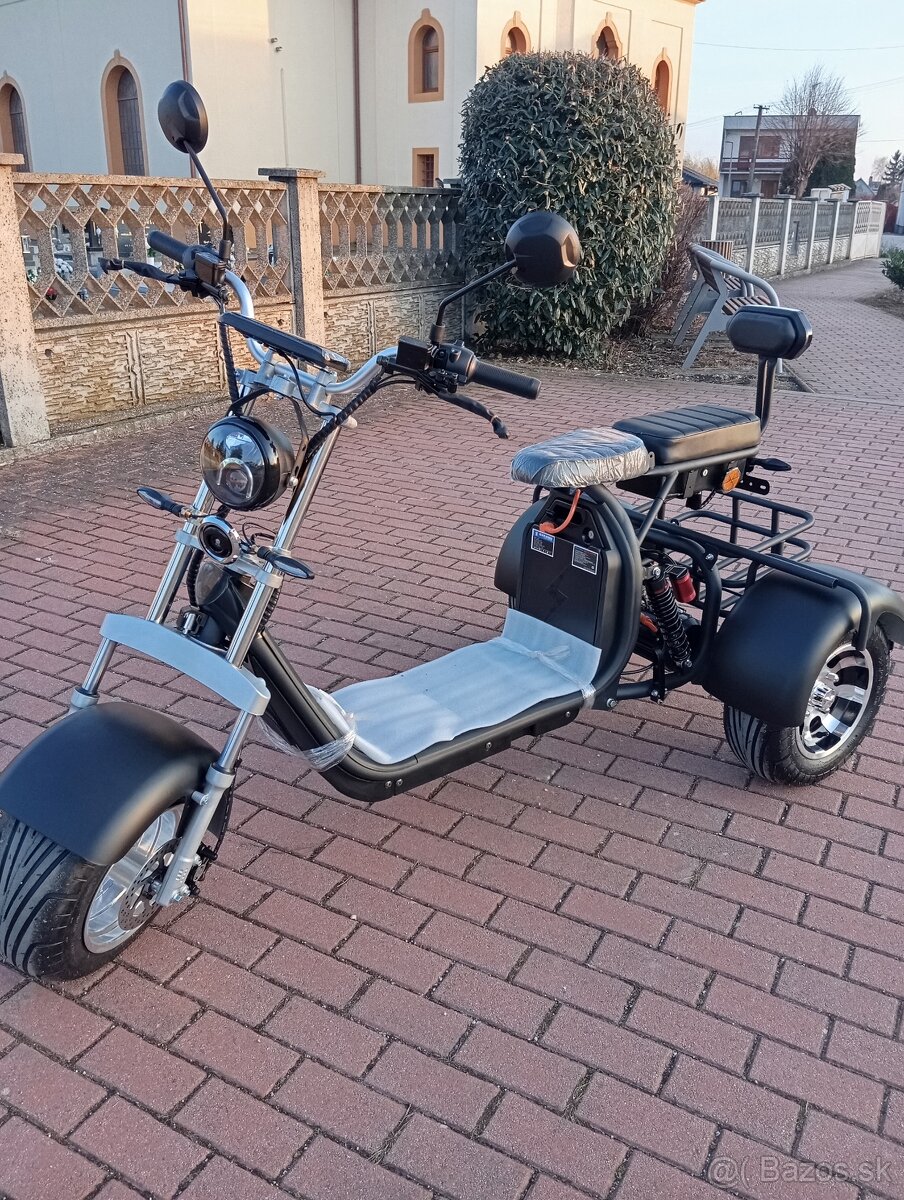Elektrický trojkolesový harley CP-3.0 – 2000 W, 60 V / 40 Ah - 8