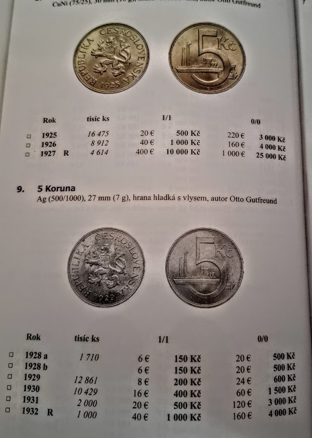 KAZETA KORUNOVA MENA ČSR 1918-1939 - 8