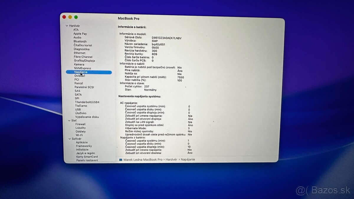 Predám/Vymením MacBook Pro 16", ročník 2019 - 8