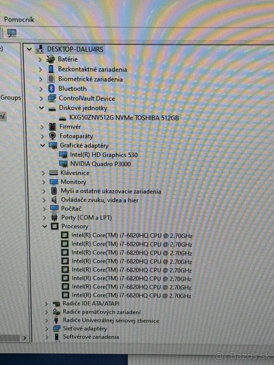 #119 - Dell 7720/i7 6820HQ/32GB RAM/6GB nVidia/512GB SSD - 8