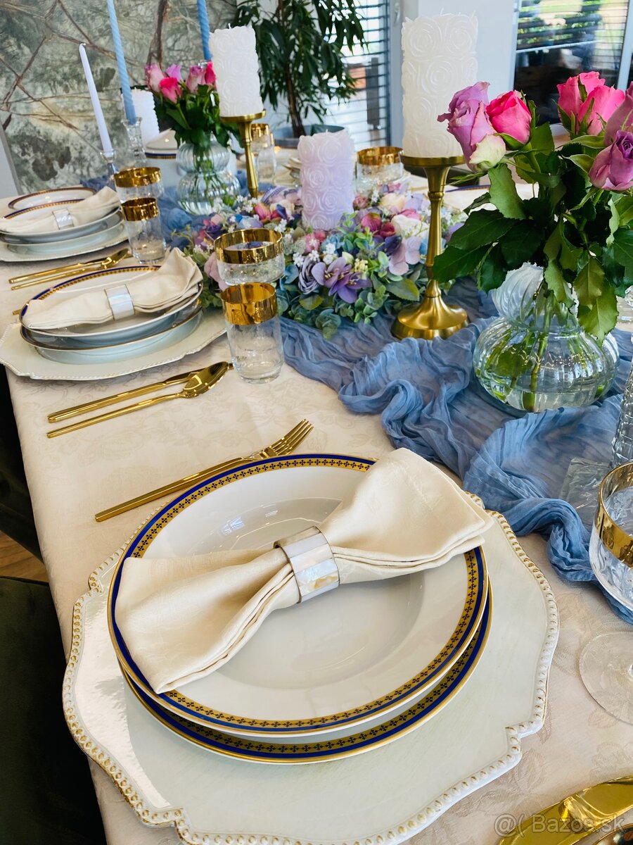 Veľká retro obedová súprava, posielam kuriérom - 8